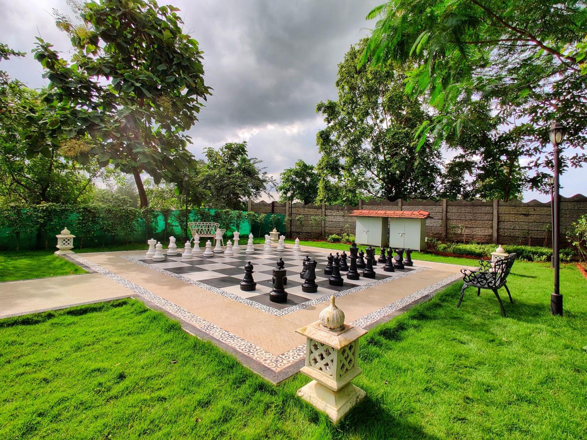 Pushpam Sanskruti Resort Karjat - A Pure Veg Resort Dhamni Buitenkant foto